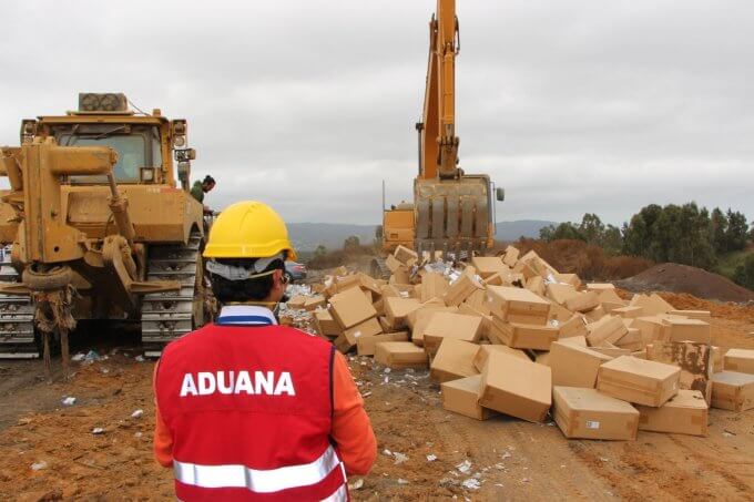DESTRUCCIÓN DE MERCANCÍA DE ADUANA EN MÉXICO