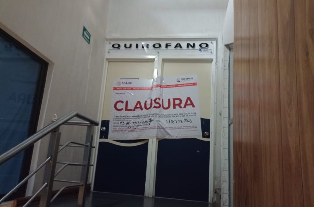 ¿Por qué te puede clausurar COFEPRIS?
